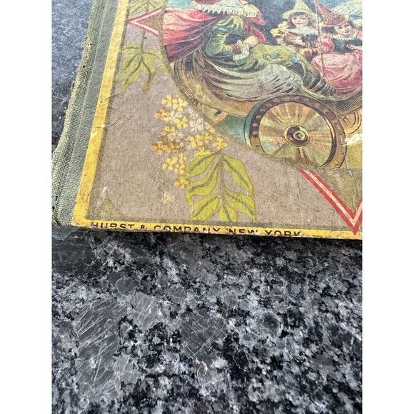 Antique Book Rhymes And Pictures From Mother Goose 1900’s Hurst & Company - Picture 3 of 14